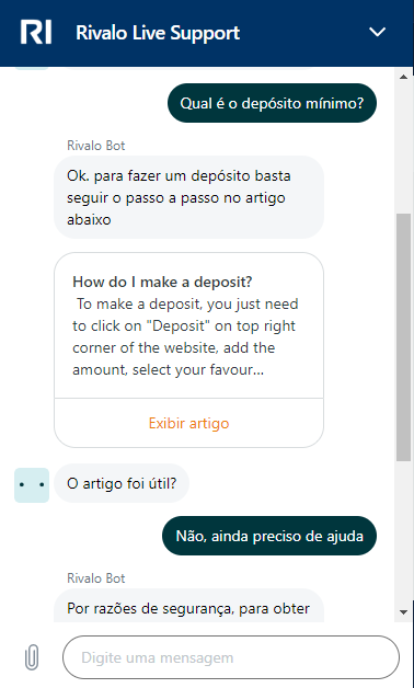 Confira com o Guia do Investidor se a reputação da Rivalo é confiável, o valor de saque e depósito mínimo, os bônus e sua avaliação no Reclame Aqui.