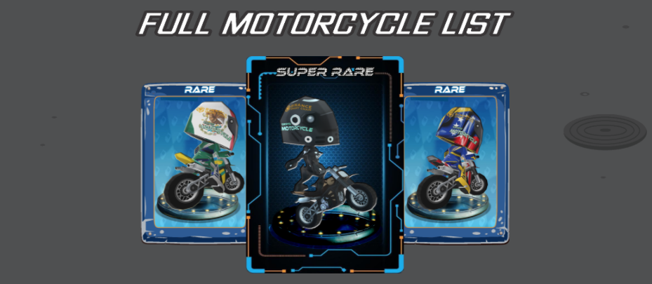 Crypto Motorcycle NFT Token