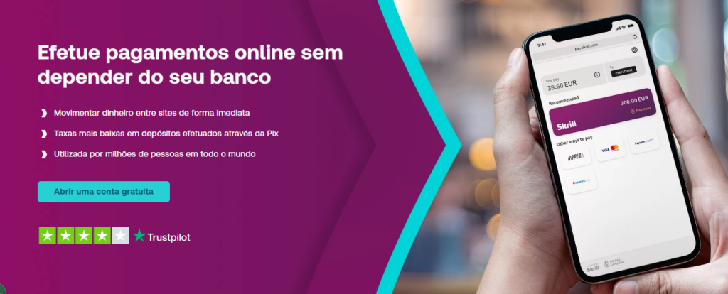  Curioso para saber o que é Skrill? Porque neste artigo você saberá como funciona a Skrill, suas taxas e se é confiável para realizar transações financeiras online.  