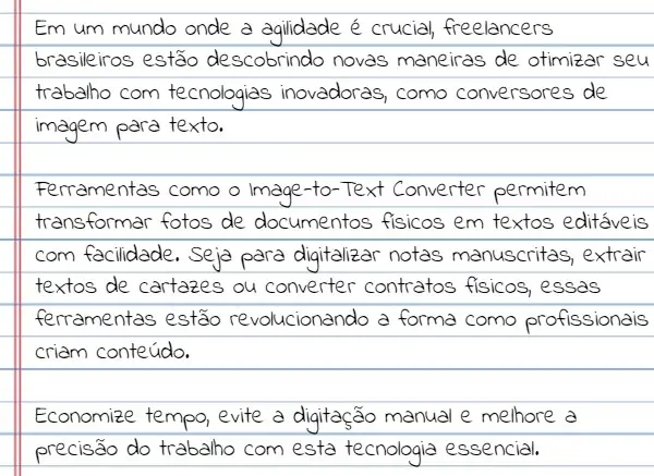 Converter imagem em texto 1