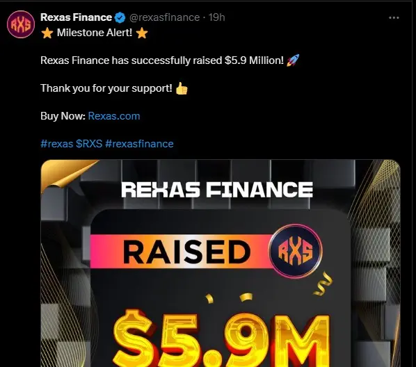 Rexas Finance (RXS) X Twitter